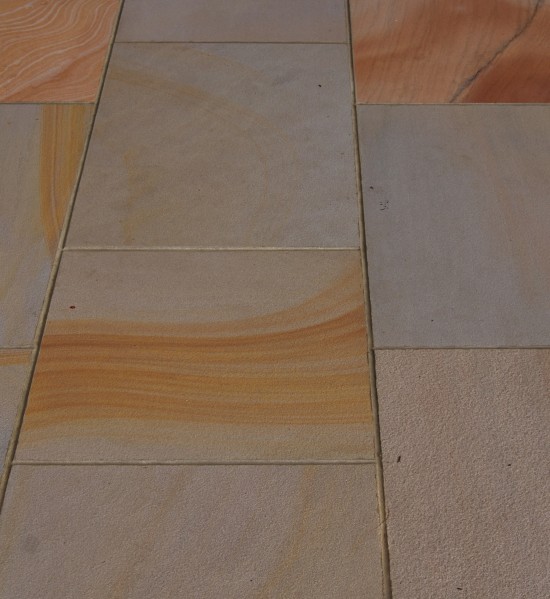 Verdi Imported sandstone paving sawn & sandblasted 