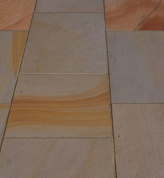 Verdi Imported sandstone paving sawn & sandblasted 