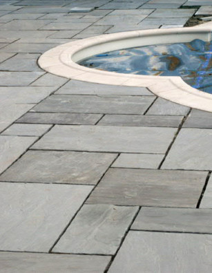 Argento Calibrated Sandstone Paving 