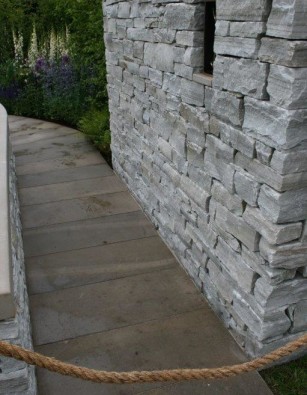 Quartzite Garden Walling 