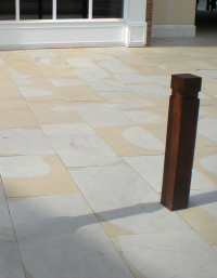 New Yorkstone Diamond Sawn Six Sides Buff to Blue